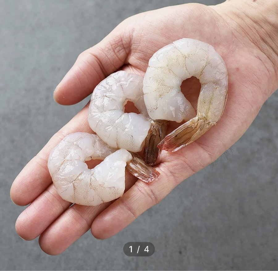 Tôm cocktail sống size lớn 55-70 con 900g