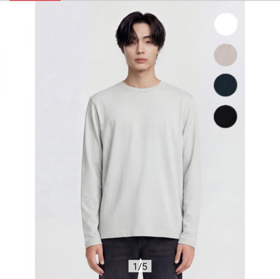 Áo thun dài tay cổ tròn Project M cơ bản