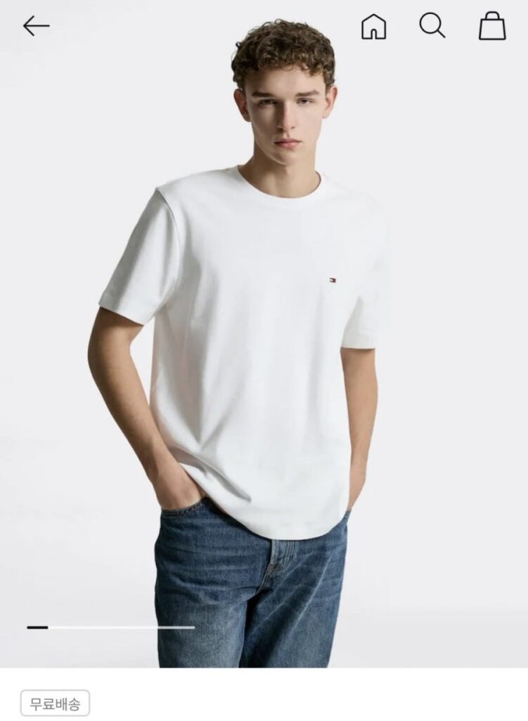 Tommy Hilfiger Nhà bán lẻ chính thức Áo thun ngắn tay Interlock