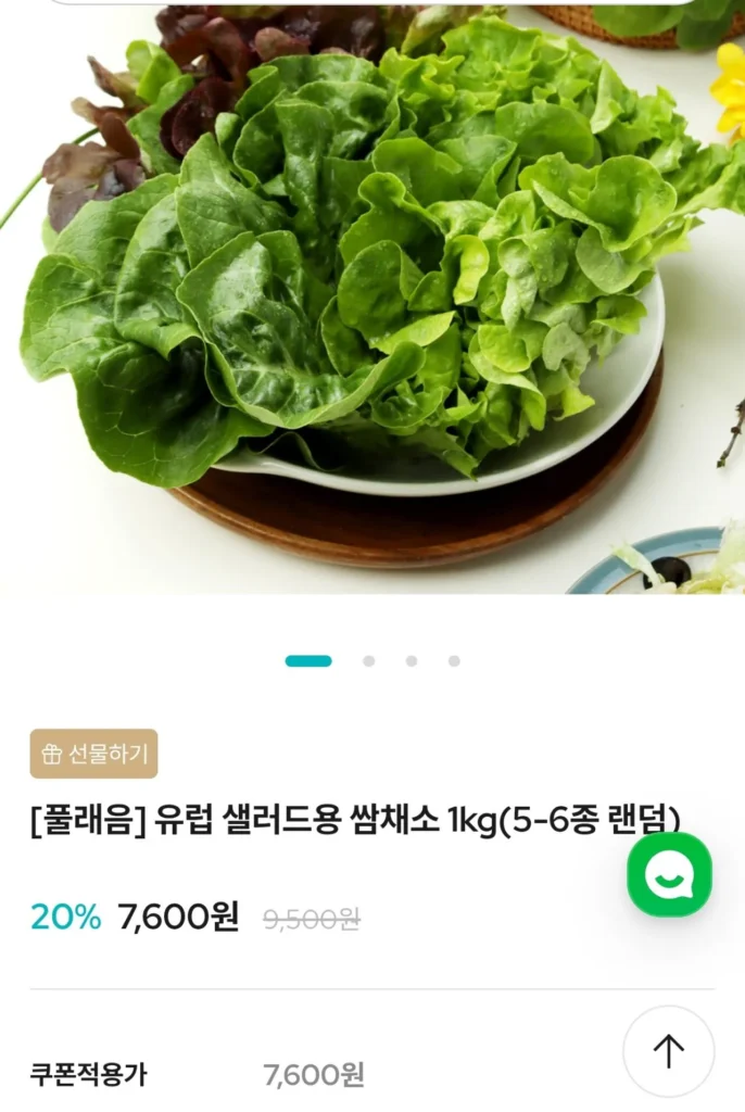 [Pulaeum] 1kg rau xà lách Châu Âu (5-6 loại ngẫu nhiên)