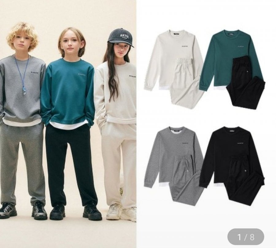 Bộ áo thun Jersey trẻ em Black Yak