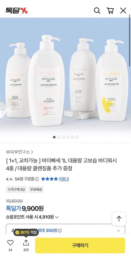 Chăm sóc cơ thể W Skin Lab 1+1