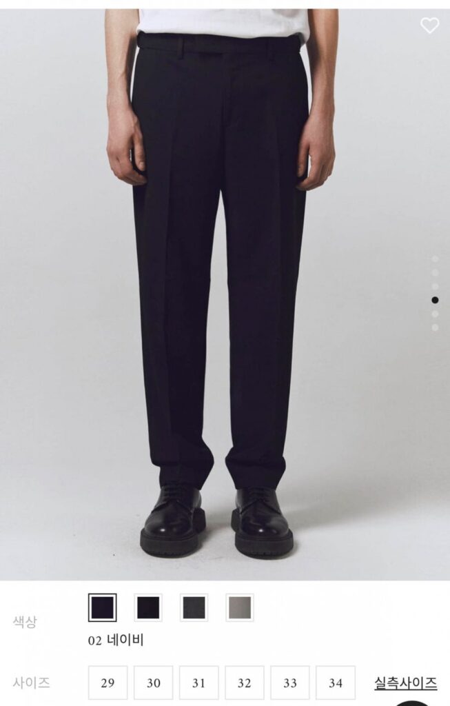 Quần ống côn viền ẩn cao cấp