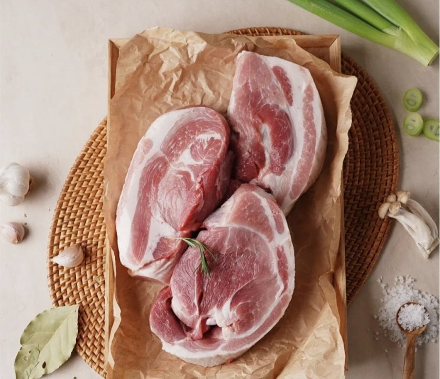 1 kg thịt chân trước heo nhà