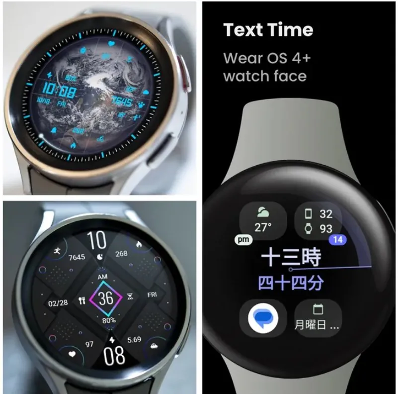 3 loại trong đó có Galaxy Watch Face ZKin