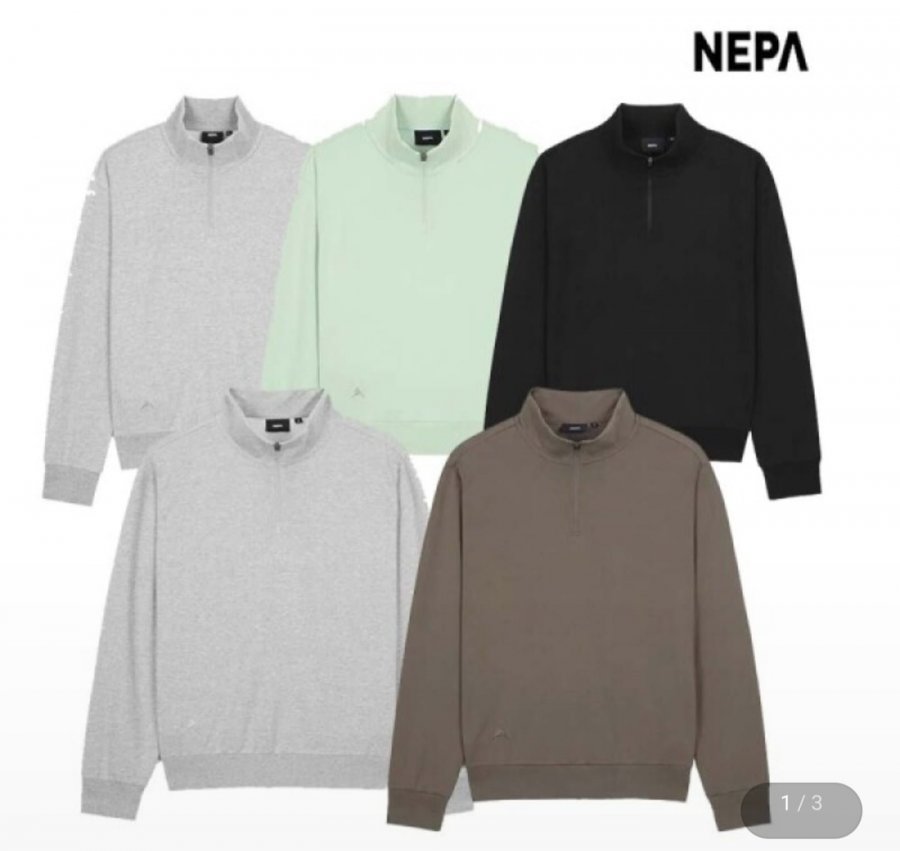 Áo len có khóa kéo Nepa