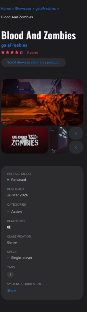 MÁU VÀ ZOMBIES MIỄN PHÍ