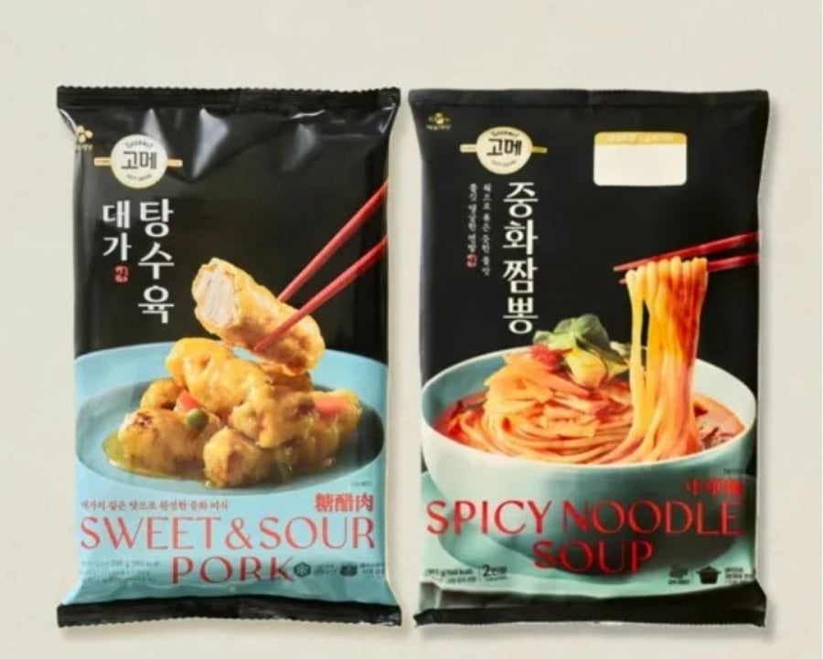 3 túi Jjamppong Gourmet Trung Quốc 652g + 3 túi Thịt lợn chua ngọt Daega 390g