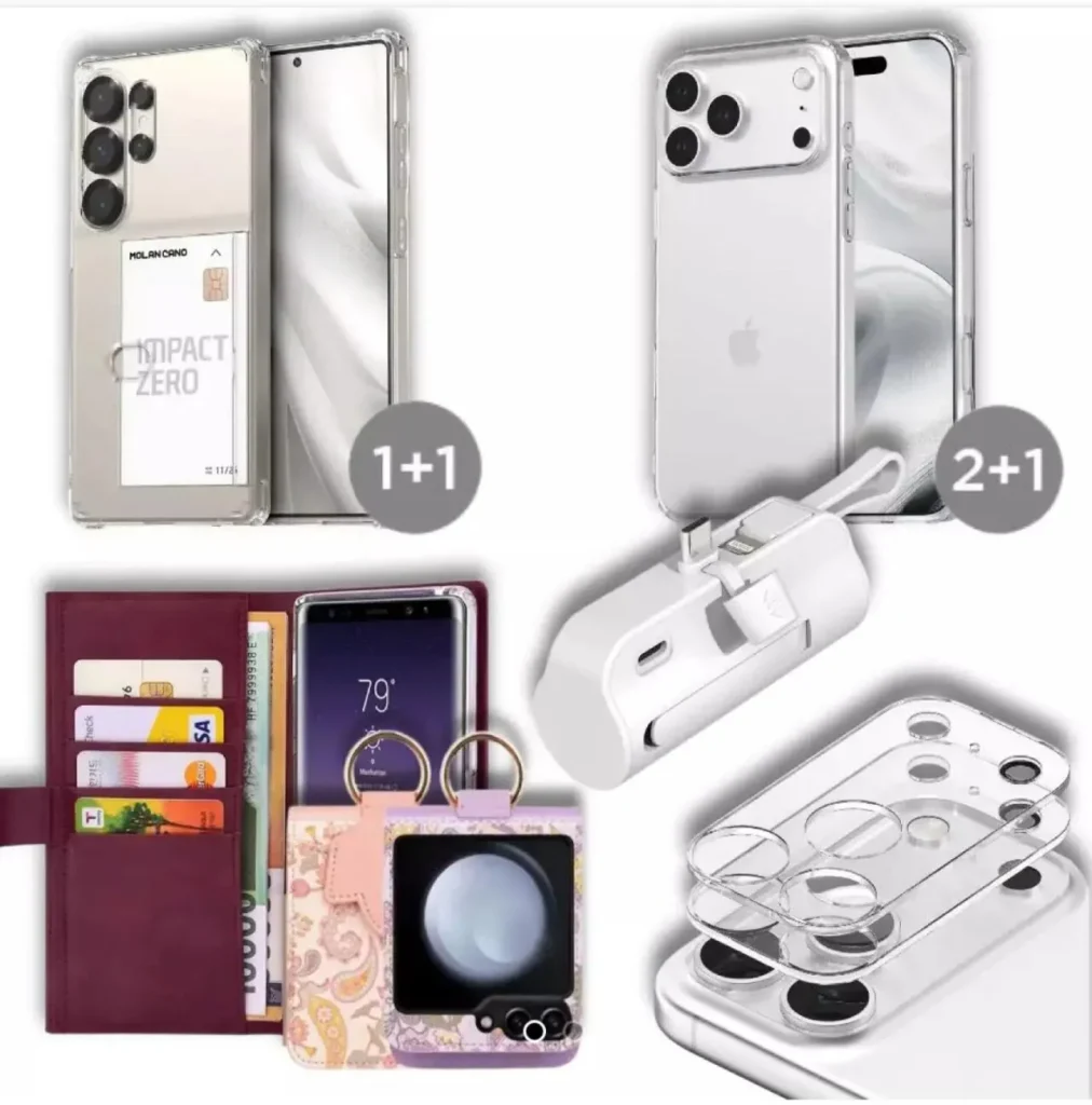 3 ốp lưng trong suốt đựng điện thoại thông minh