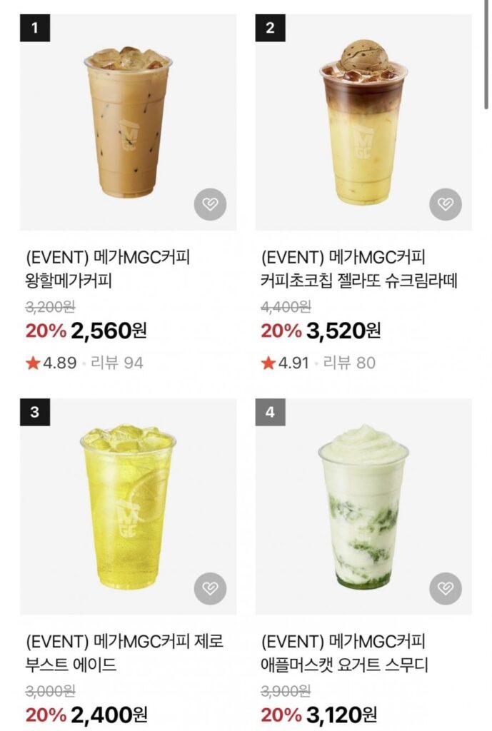 4 loại cà phê lớn