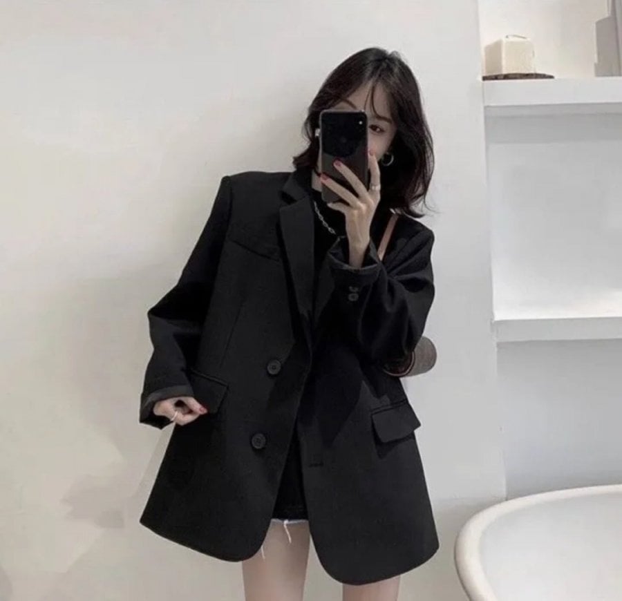 Áo khoác mùa xuân dáng rộng dành cho nữ