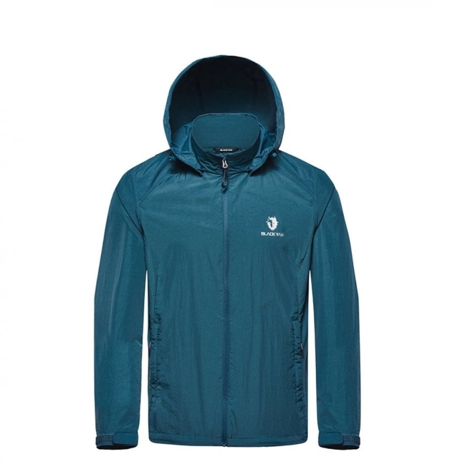 Áo khoác gió chống gió thông thường leo núi Yak màu đen Áo khoác tươi