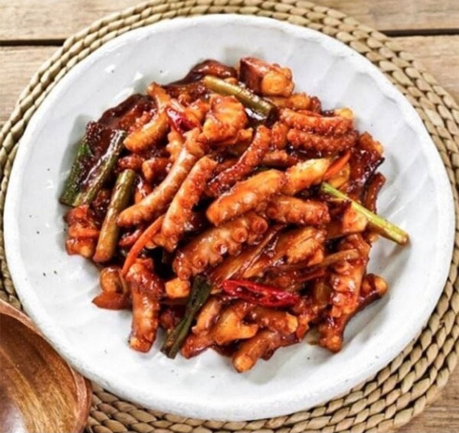 Bạch tuộc ngon 135g 6 gói + sốt bí quyết 6 gói