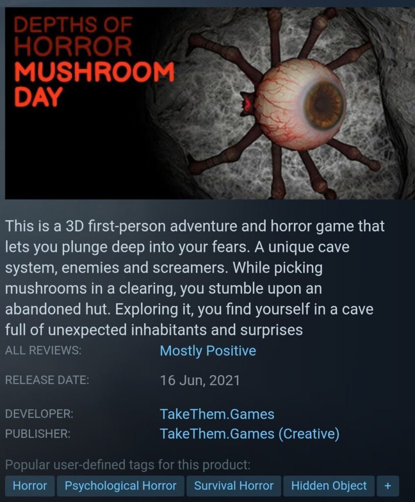 Độ sâu kinh dị: Ngày nấm