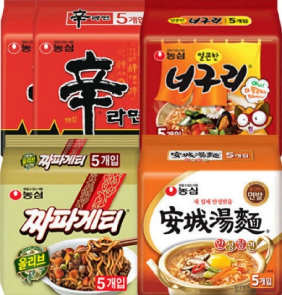 Bộ túi Nongshim Ramen Shinshin Annanejja 25 túi