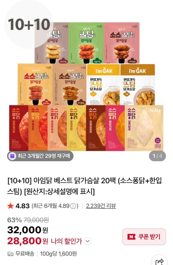 I’m Chicken Ức Gà 20 Gói