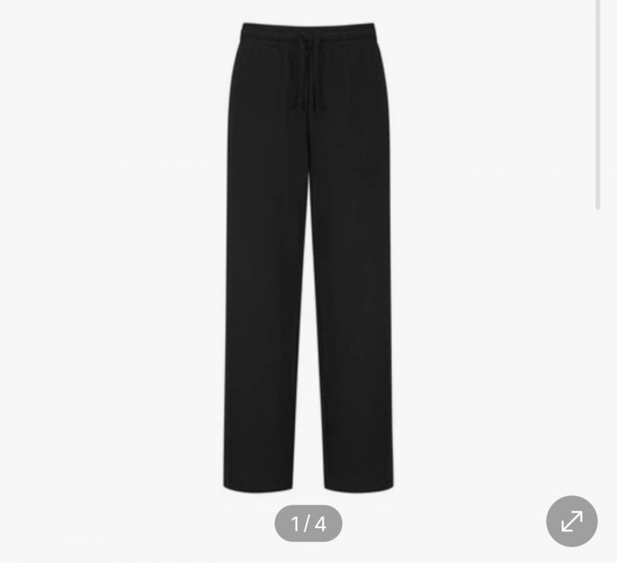 Quần len dệt kim đôi thẳng Polham