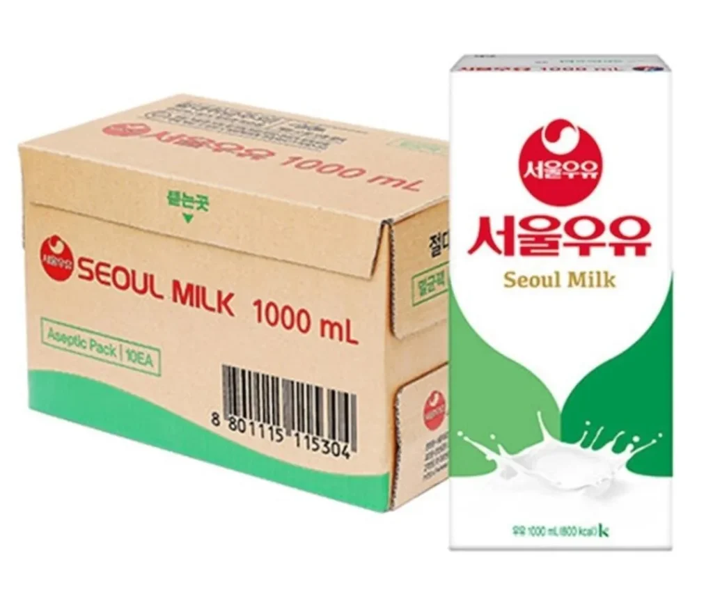 Sữa tươi tiệt trùng Seoul Milk 1000ml 10 chiếc