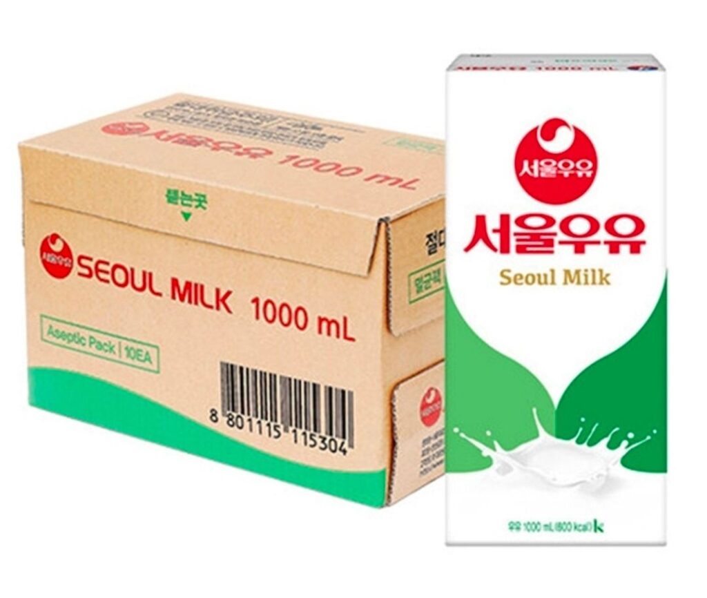 Sữa tươi tiệt trùng Seoul Milk 1000ml 10 chiếc