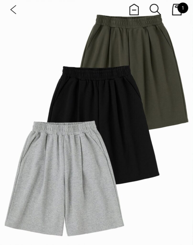 Quần ngắn ống rộng Urban Age Bermuda 2PACK