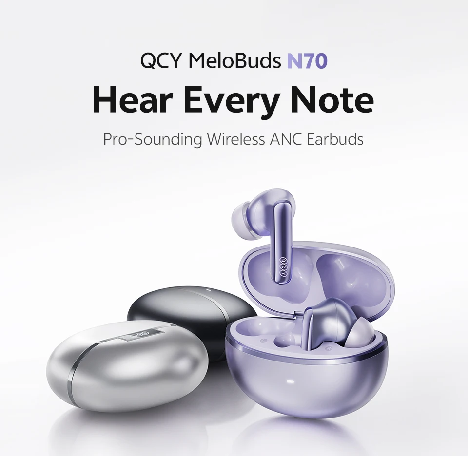 Tai nghe không dây loại kênh QCY MeloBuds N70 ANC