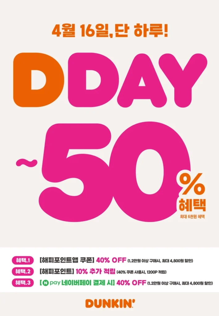 Giảm 40% khi thanh toán 12.000 won bằng Naver Pay