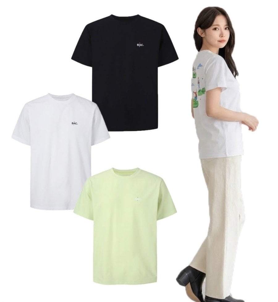 Áo thun họa tiết công cộng Black Yak