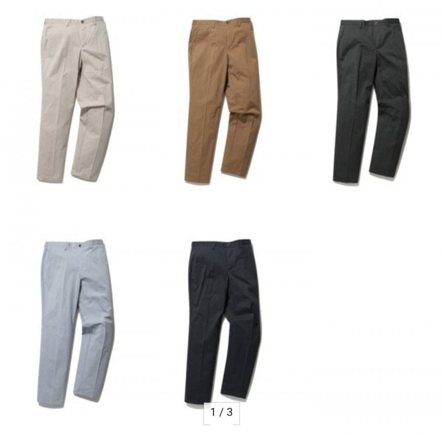 Quần chino vải chéo hai bên Allzen mùa hè