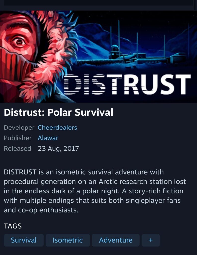 Không tin tưởng (Sống sót, Bắc Cực, Câu đố bí ẩn)