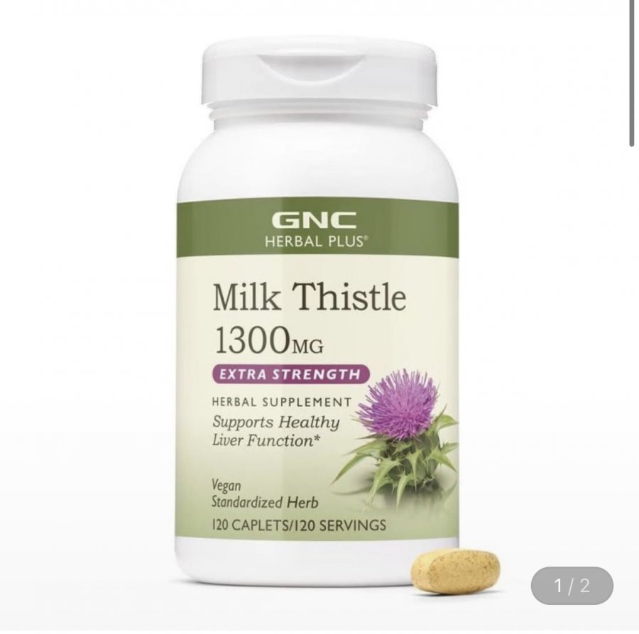 Cây kế sữa GNC 1300mg 120 viên