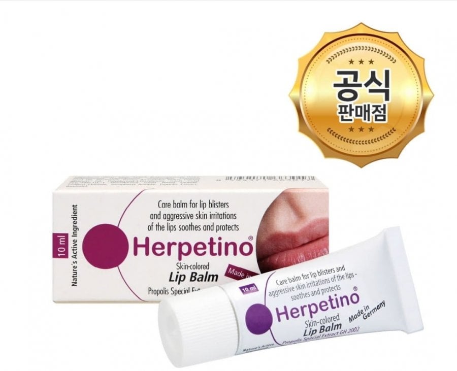 Son dưỡng môi Herpetino Lip Balm 10ml Kem dưỡng môi