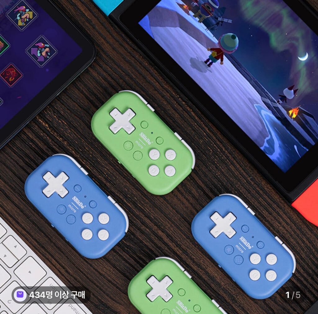 [Naver] Bộ điều khiển đa chức năng cần điều khiển trò chơi Bluetooth 8BitDo Micro Micro
