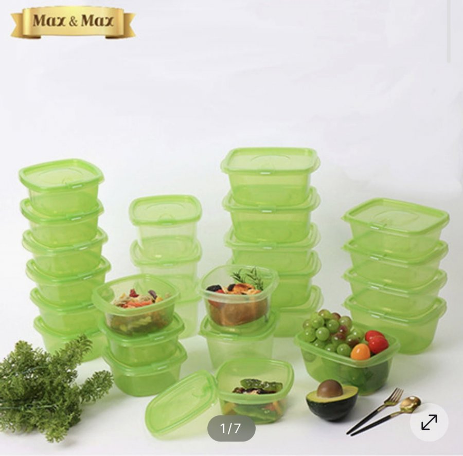 Bộ hộp đựng cơm đông lạnh Green Tok Tok 25 hộp