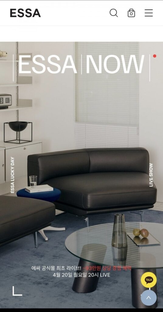 Sofa 4 chỗ da bò tự nhiên Essa Tivat + ghế đẩu