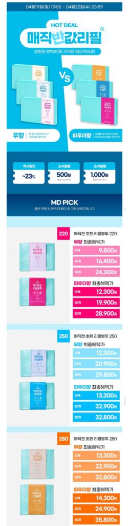 Túi nạp nửa giá tương thích Magic Can 280 10 miếng