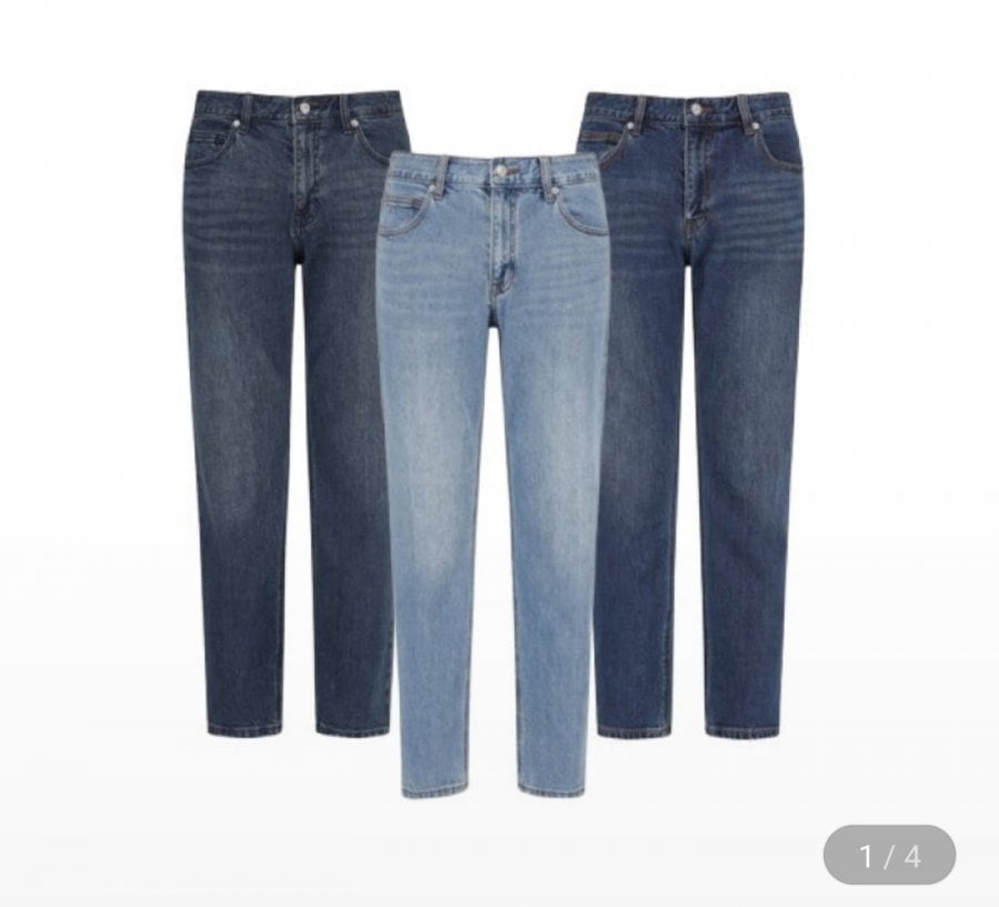 Phiên bản jeans denim wash côn