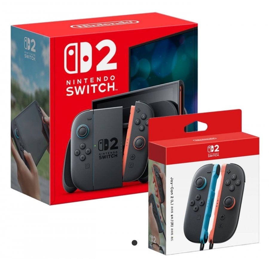 Thân máy Nintendo Switch 2 + Joy-Con 2 (xanh nhạt/đỏ nhạt)