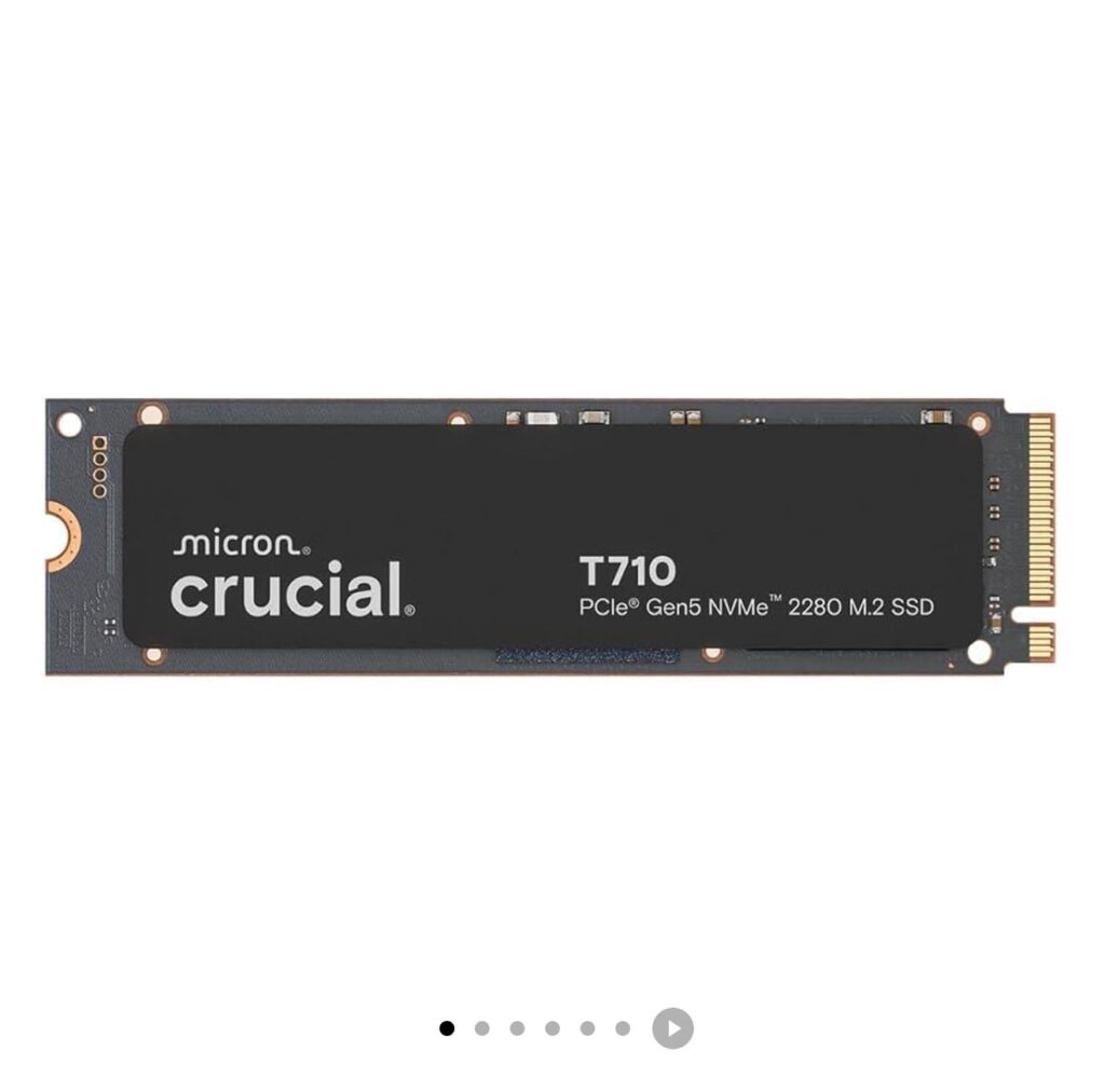 [Thứ 11] (Phiếu giảm giá mục tiêu) Crucial T710 Gen5 NVMe 1TB SSD 11mazone