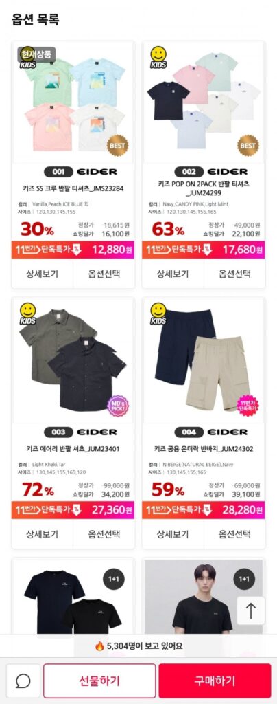 Áo thun ngắn tay dành cho trẻ em Eider Kids