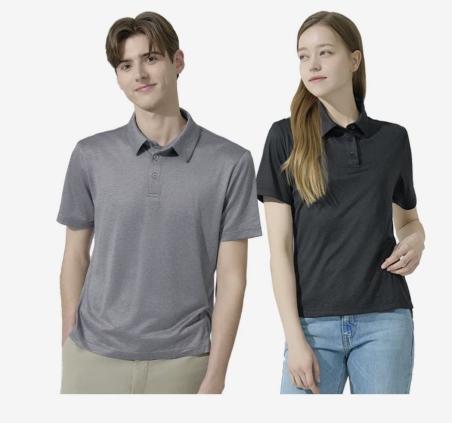 Áo thun cổ lọ tay ngắn Lecalf lạnh nam nữ 6 loại chọn 1