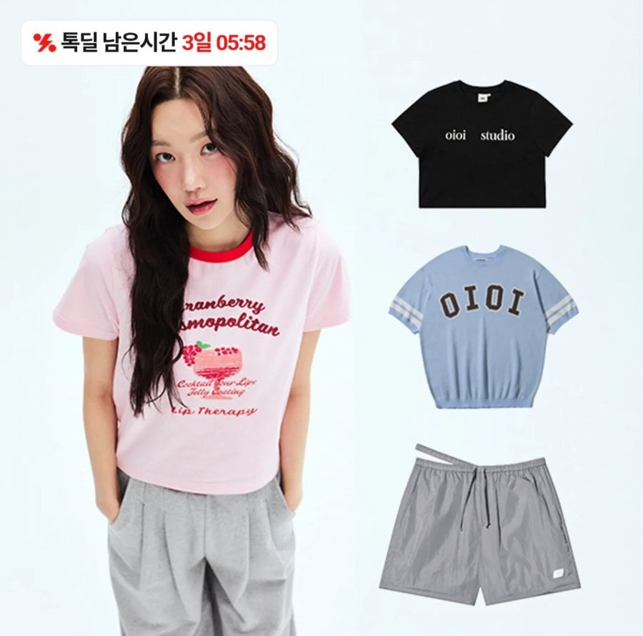 Bộ sưu tập OIOI Quần short/Áo thun/Mũ Xuân/Hè