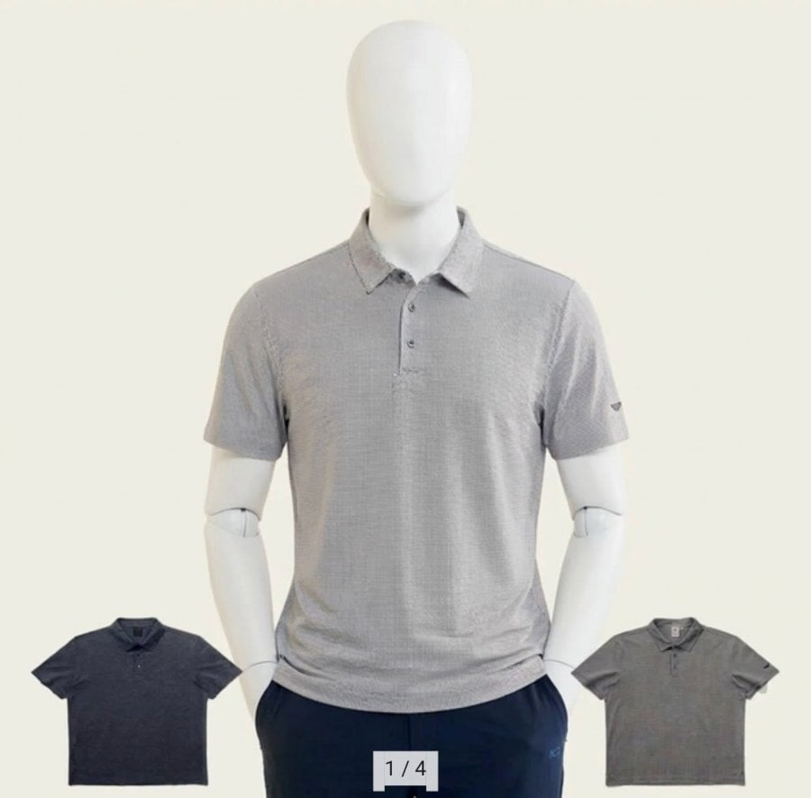 Áo thun polo tay ngắn Houndstooth Jagard dành cho nam mùa hè K2