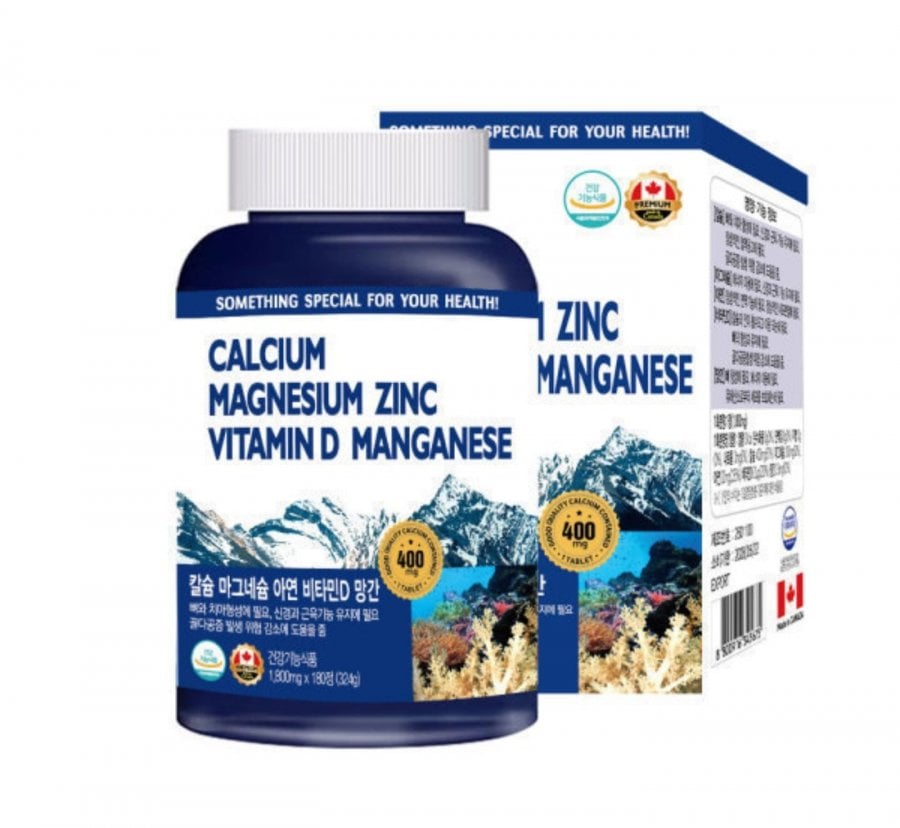 Canxi Magie Vitamin D Kẽm Cung cấp 6 tháng