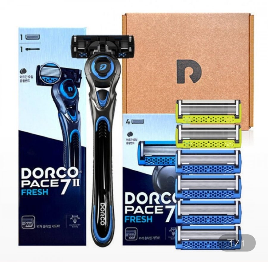 Dao cạo Dorco 7 lưỡi + 6 lưỡi dao cạo