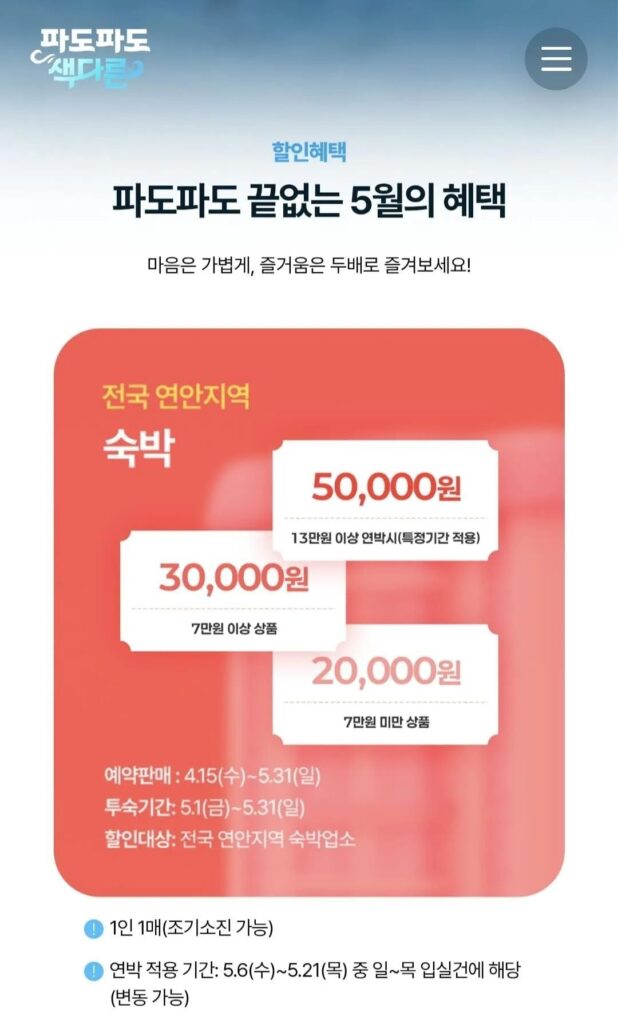 Còn ở đây thì sao: giảm giá lưu trú tại các khu vực ven biển trên toàn quốc