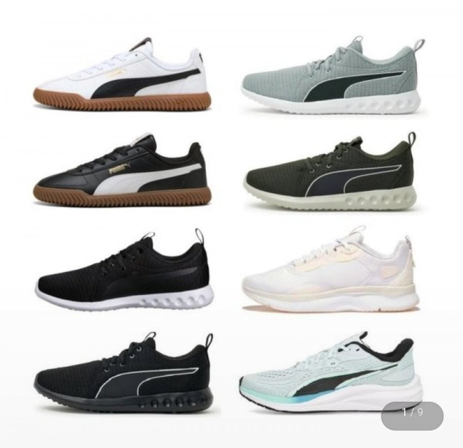 Sự kiện giảm giá đồng phục giày Puma 8 loại