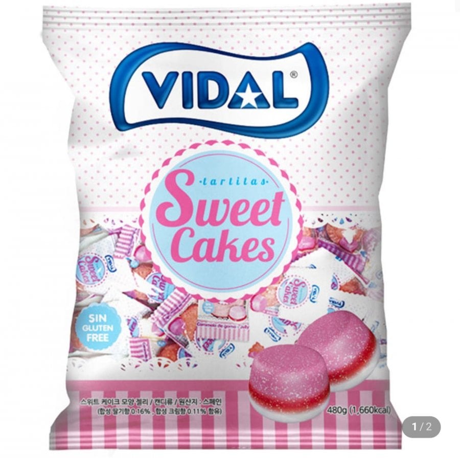 Bánh Ngọt Vidal Thạch Lớn 480g