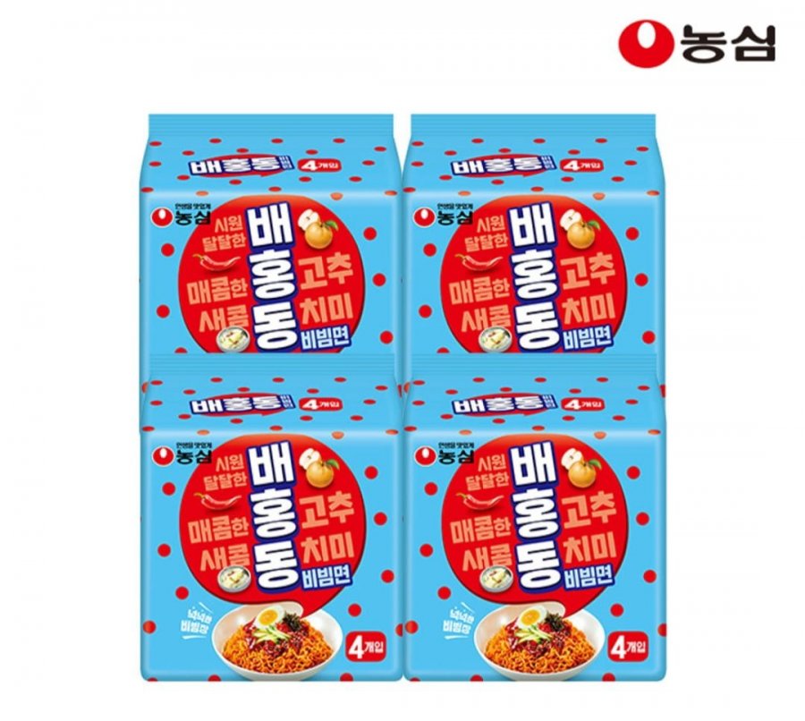 Nongshim Baehongdong Bibim Ramen 137g (16 miếng)