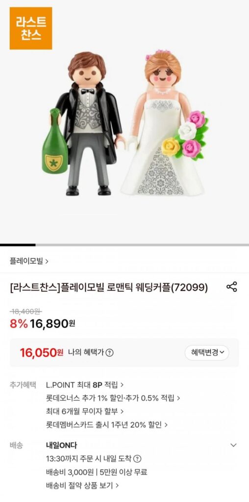 Cặp đôi đám cưới lãng mạn Playmobile (72099)