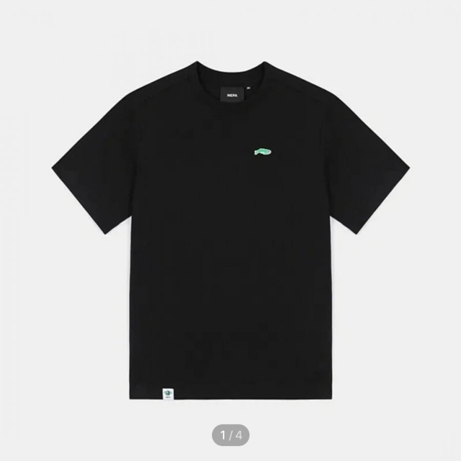 Áo thun ngắn tay màu xanh lá cây công cộng Nepa